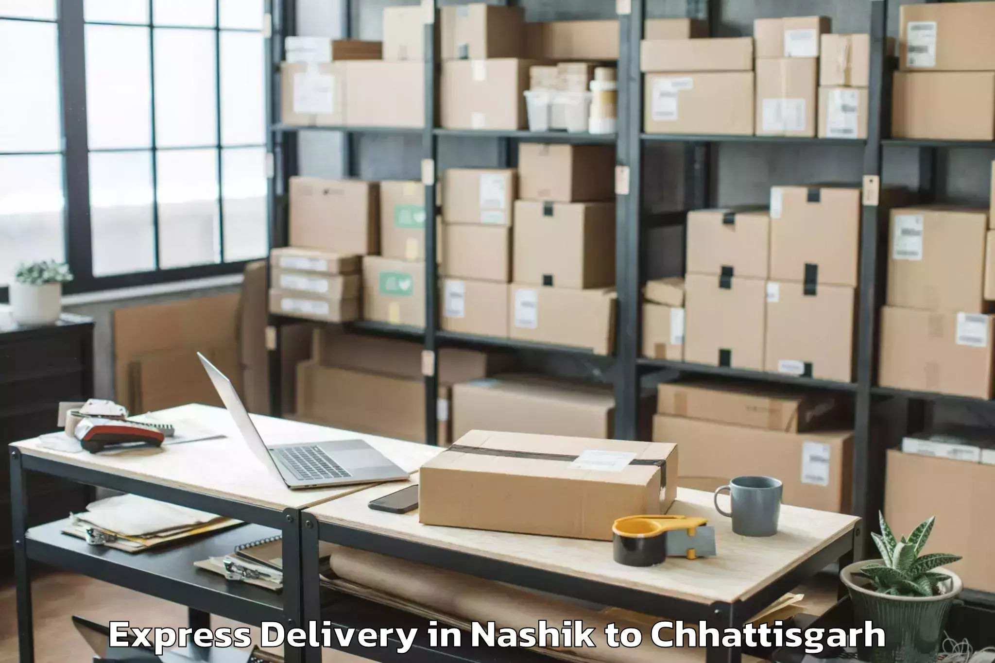 Quality Nashik to Bodri Express Delivery